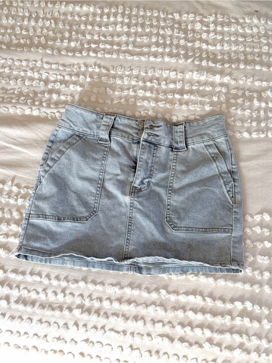 Re Generation Dresses & Skirts - Light Wash Denim Mini Skirt